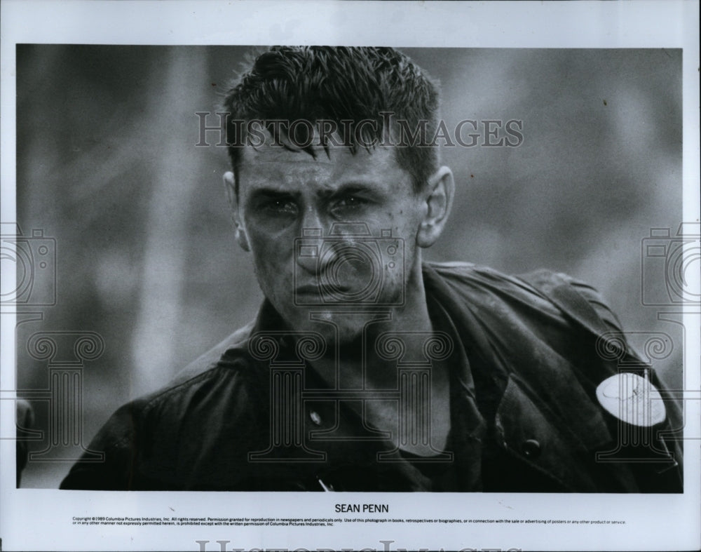 1989 Press Photo &quot;Casualties of War&quot; starring Sean Penn- Historic Images