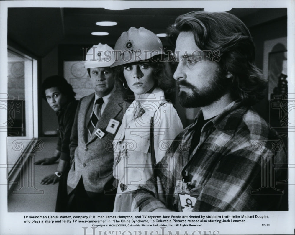 1978 Press Photo Jane Fonda and Michael Douglas in &quot;The China Syndrome&quot;- Historic Images