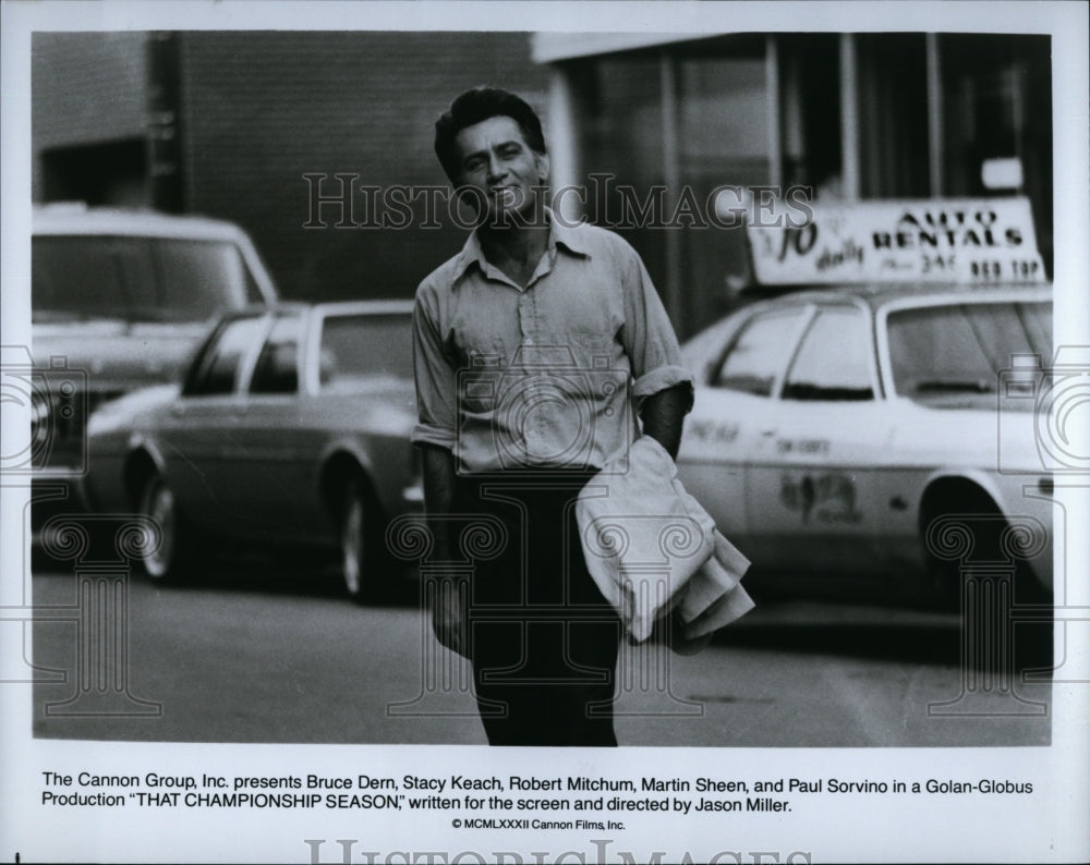 1982 Press Photo Martin Sheen in &quot;That Championship Season&quot;- Historic Images