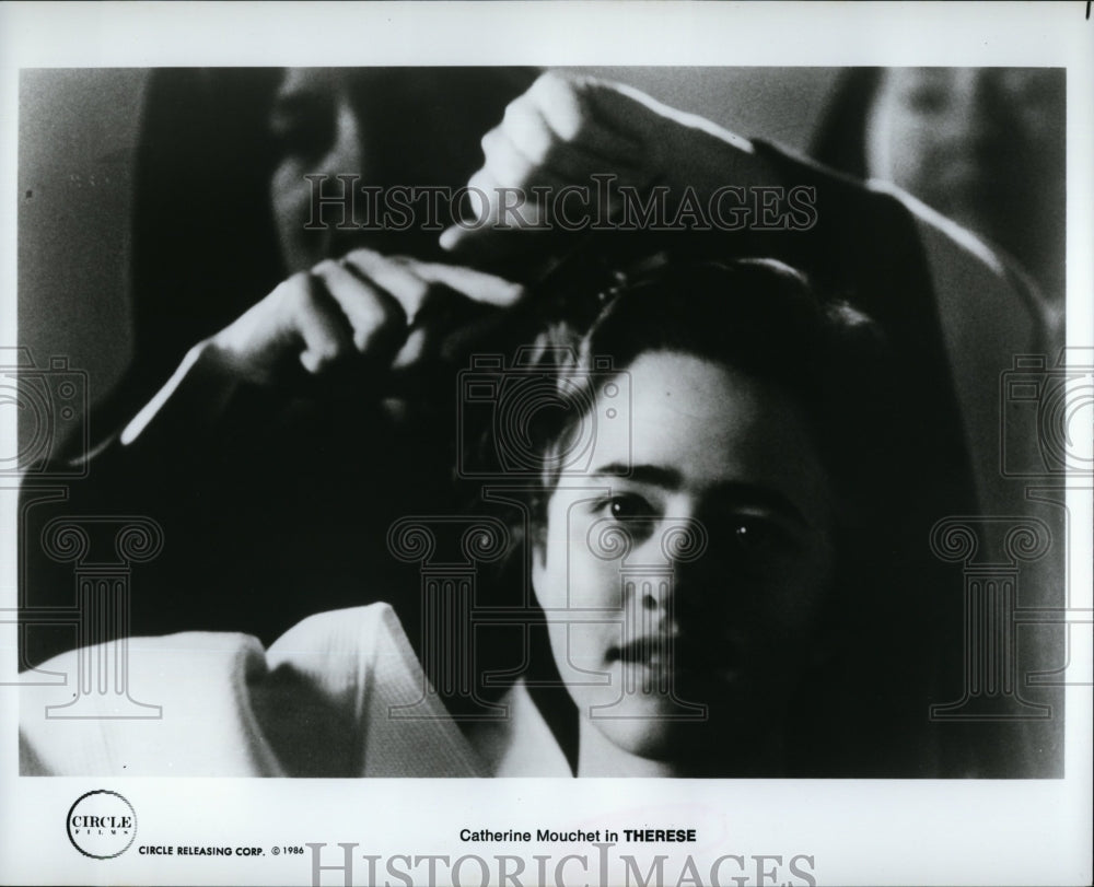 1986 Press Photo &quot;Therese&quot; starring Catherine Mouchet- Historic Images