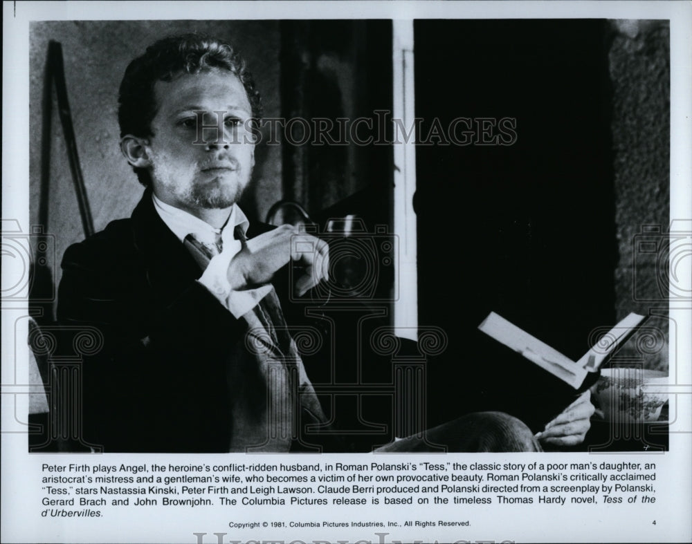 1981 Press Photo Peter Firth Actor in &quot;Tess&quot;- Historic Images