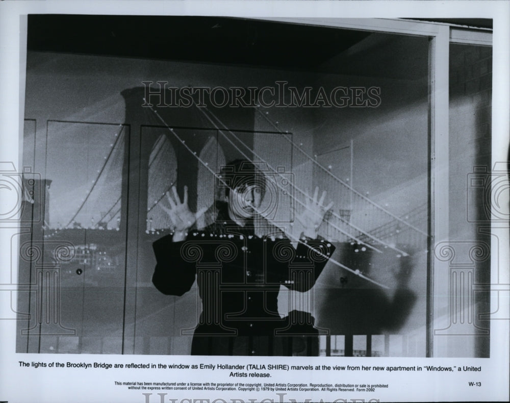 1979 Press Photo Talia Shire as Emily Hollander in &quot;Windows&quot;.- Historic Images