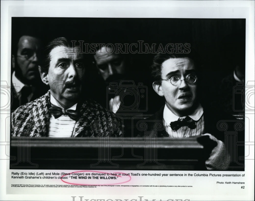 1998 Press Photo Eric Idle Actor Steve Coogan Scene From Wind In The Willows - Historic Images