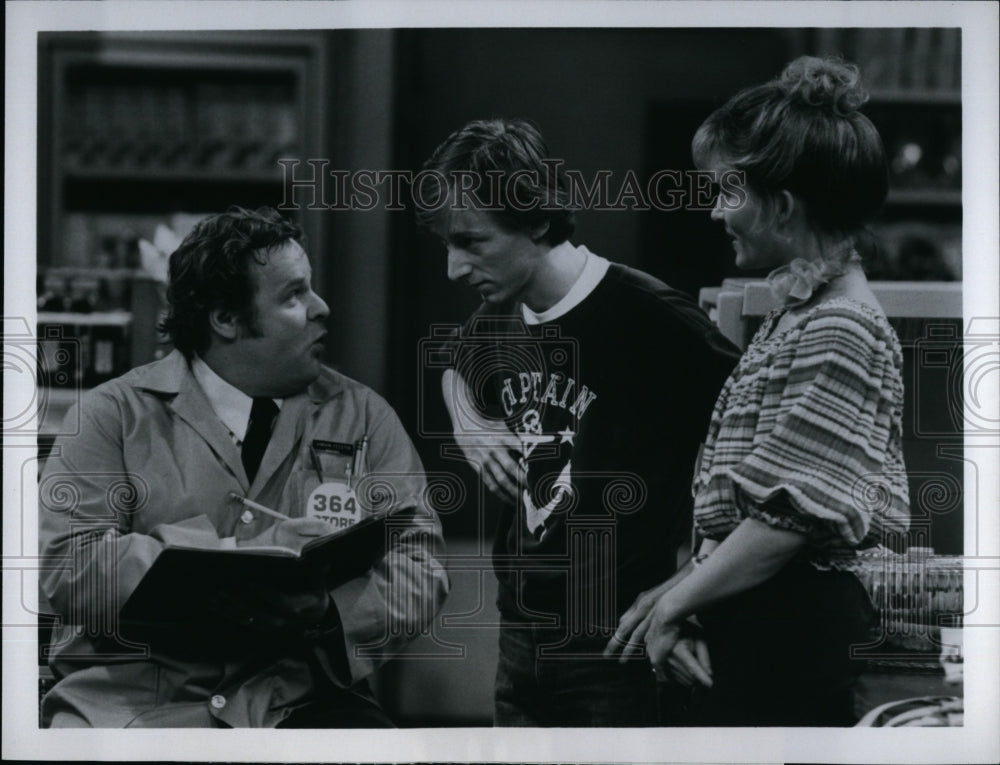 1981 Press Photo George Dzundza,Sam Whipple and Sandra McCabe in Open all Night- Historic Images