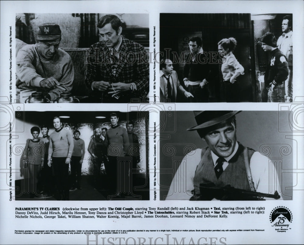 Press Photo Tony Randall and Jack Klugman in &quot;The Odd Couple&quot; Danny DeVito- Historic Images