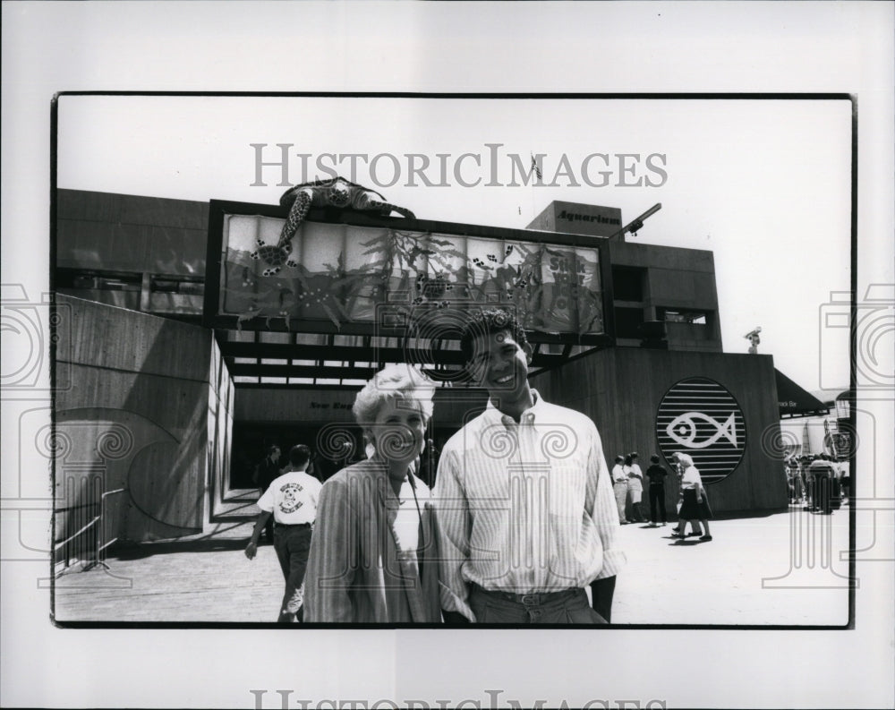 1989 Press Photo Liz Callaway TV Host Scot Reese Children&#39;s Show Ready To Go- Historic Images