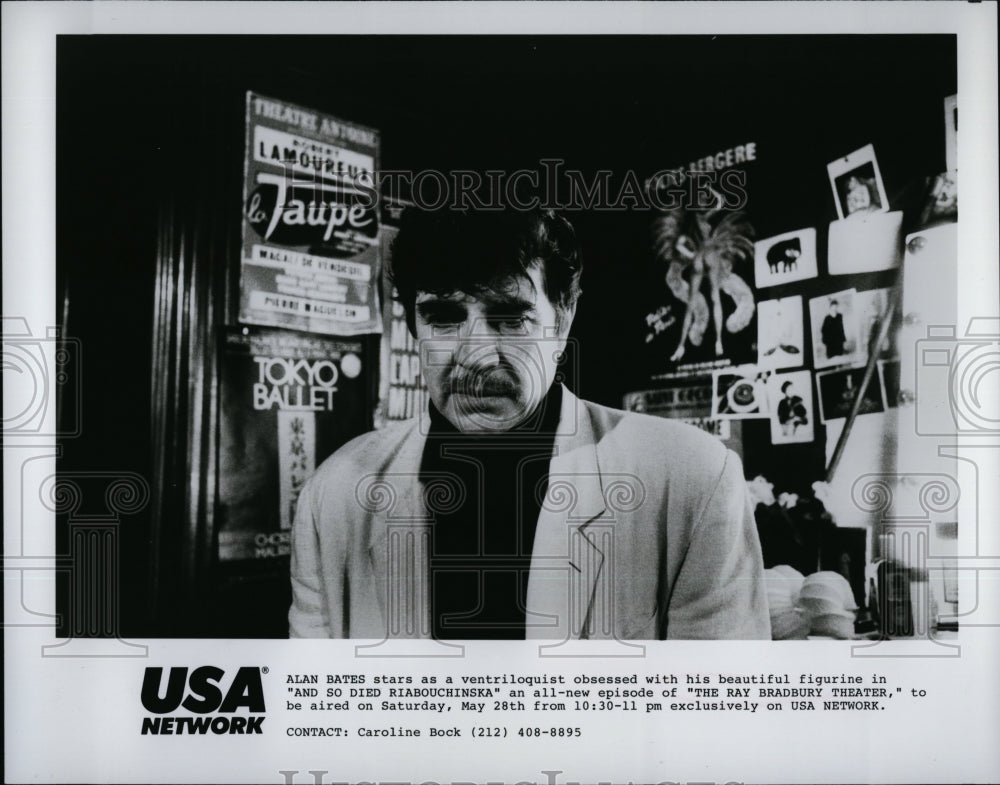 Press Photo Alan Bates in &quot;The Ray Bradbury Theater&quot;- Historic Images