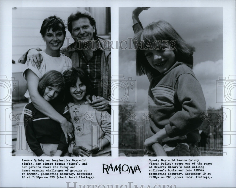 Press Photo Sarah Polley Actress Stars In Ramona PBS Television TV Show- Historic Images