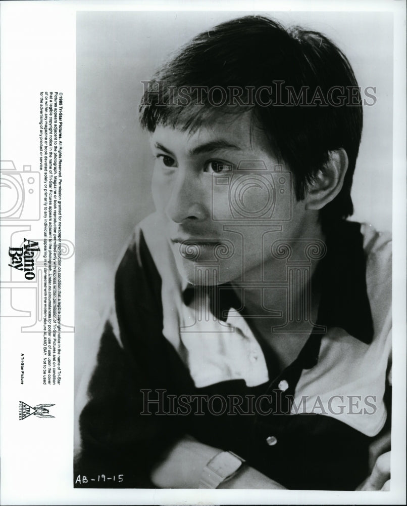 1985 Press Photo Ho Nguyen Actor Alamo Bay Movie Vietnam Drama Film- Historic Images