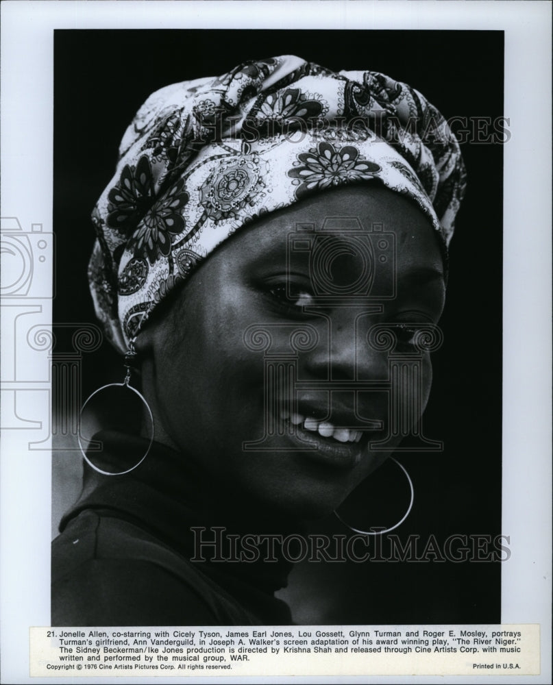 1976 Press Photo Jonelle Allen Actress Stars In River Niger Drama Movie Film- Historic Images