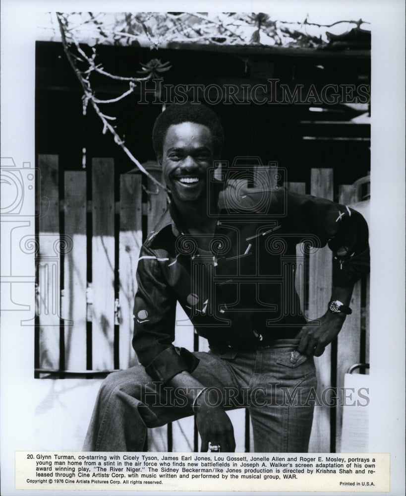 1976 Press Photo Glynn Turman Actor Stars In River Niger Drama Movie Film- Historic Images