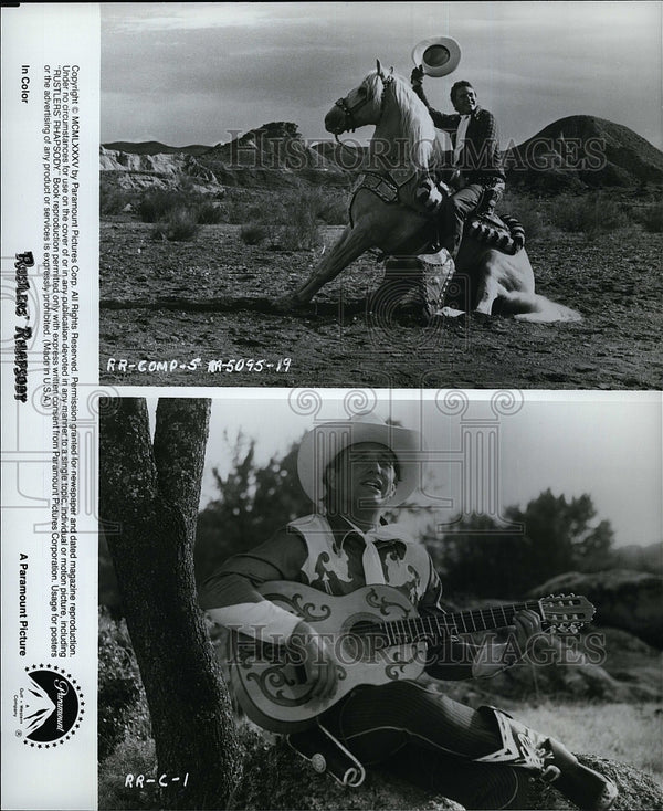 1985 Press Photo Scenes From Rustlers Rhapsody Western Comedy Movie ...