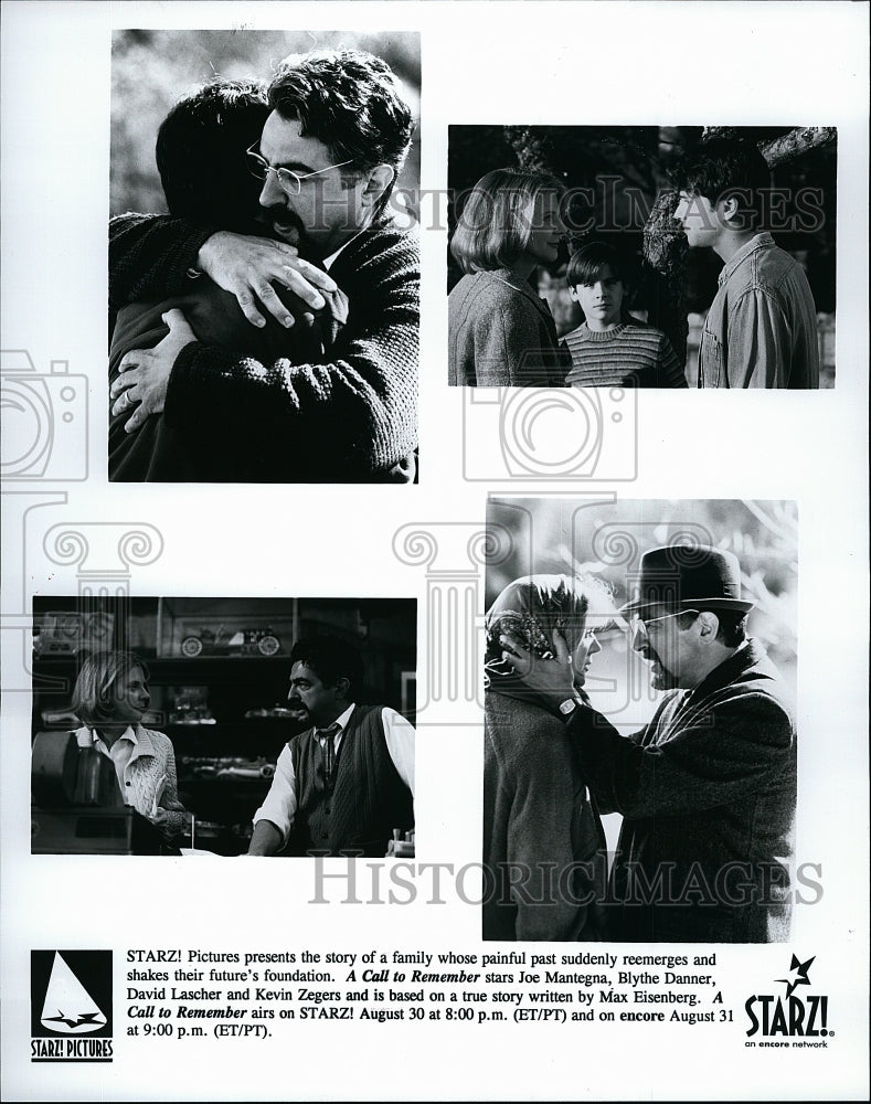 1997 Press Photo Joe Mantegna,Blythe Danner&amp;David Lascher in&quot;A Call to Remember&quot;- Historic Images