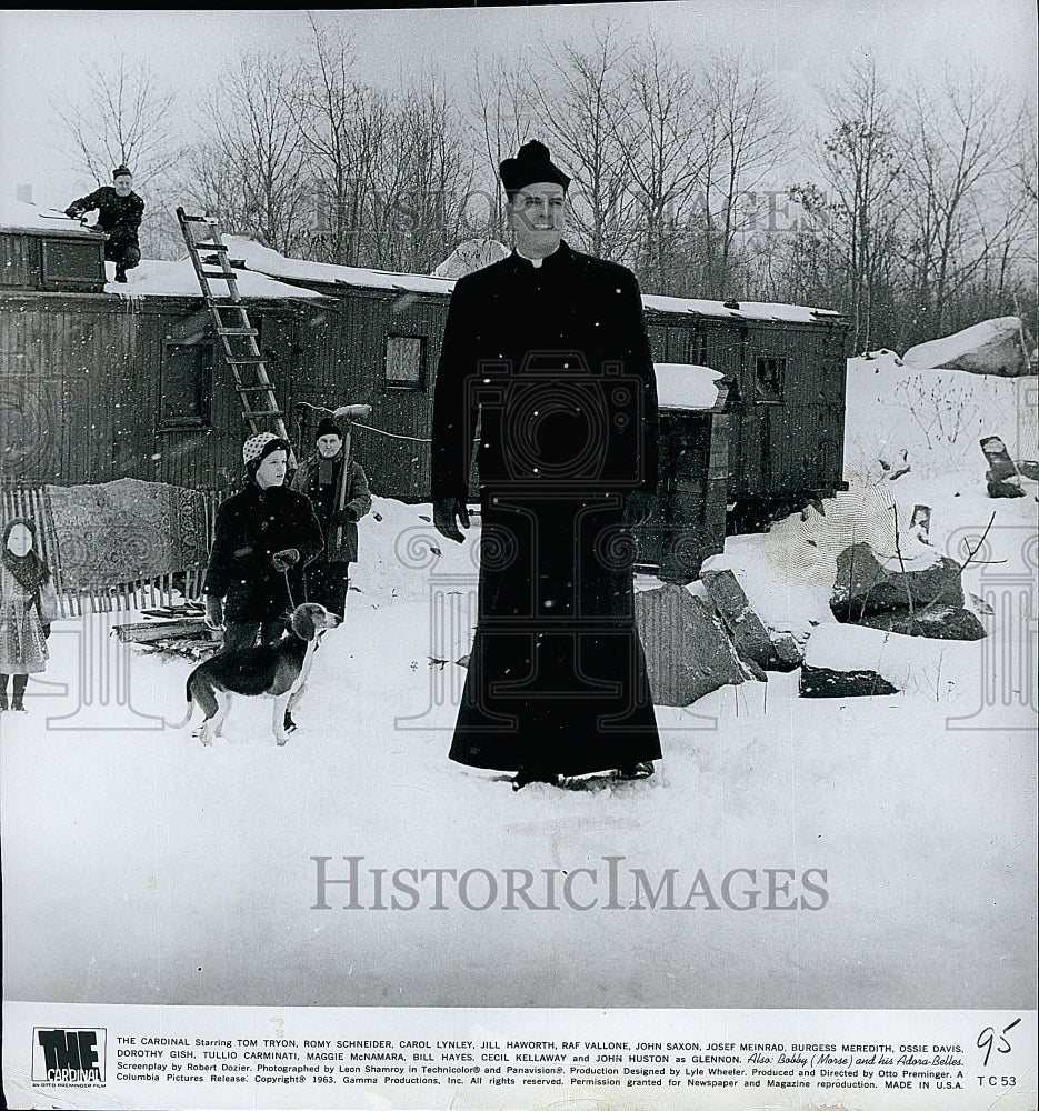 1963 Press Photo Actor Tom Tryon in &quot;The Cardinal&quot;- Historic Images