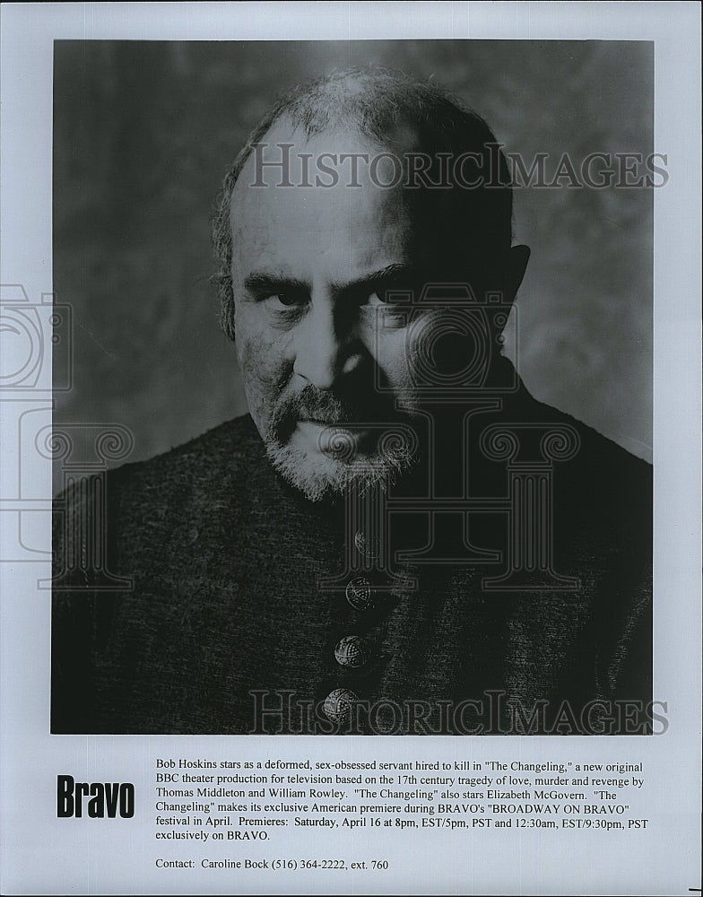 Press Photo Bravo Bob Hoskins The Changeling television movie- Historic Images