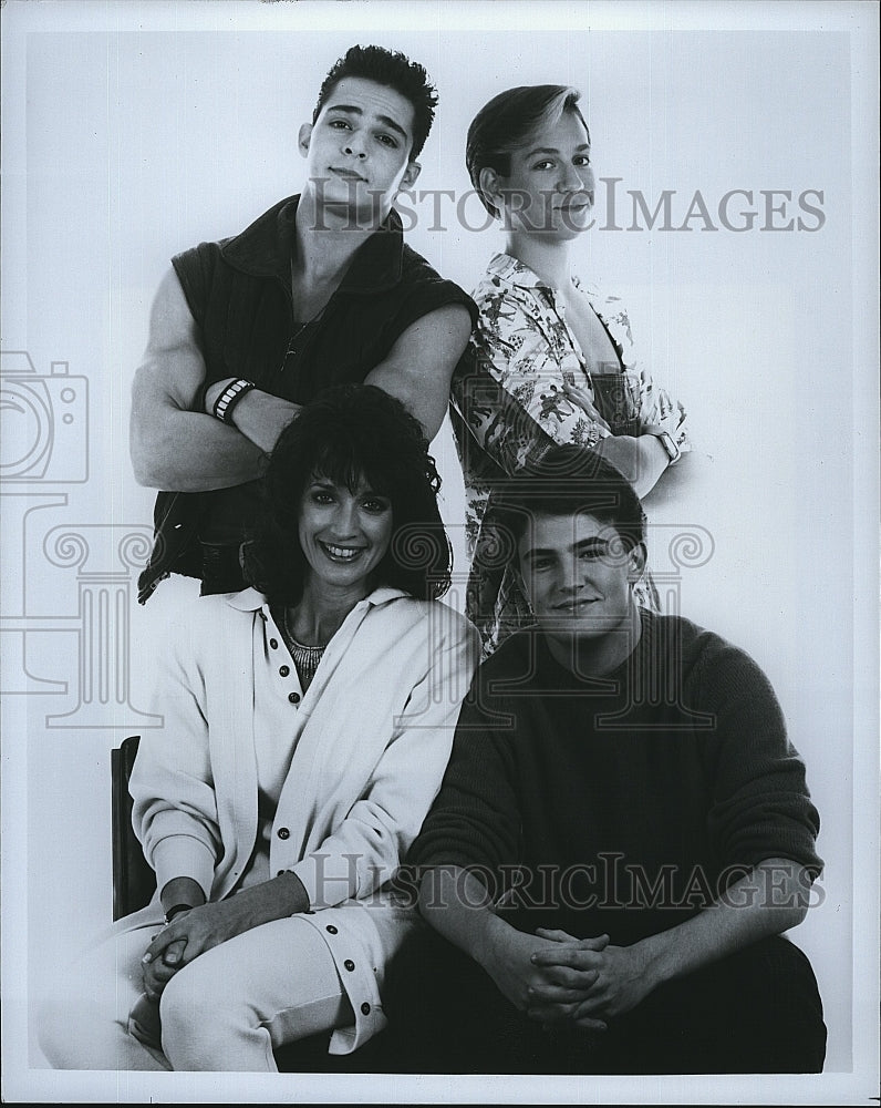 Press Photo Boys Will Be Boys Case Television hsow Randee Heller, Matthew Perry- Historic Images