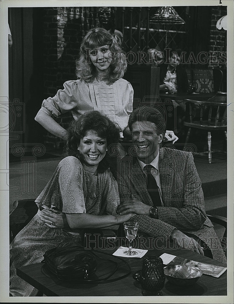 1982 Press Photo Ted Danson, Donna McKechnie, Shelley Long &quot;Cheers&quot;- Historic Images