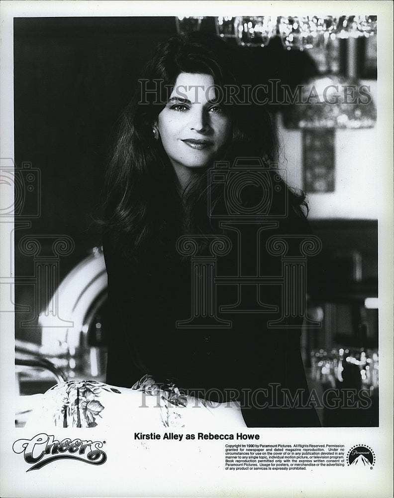 1990 Press Photo Kirstie Alley as Rebecca Howe &quot;Cheers&quot;- Historic Images