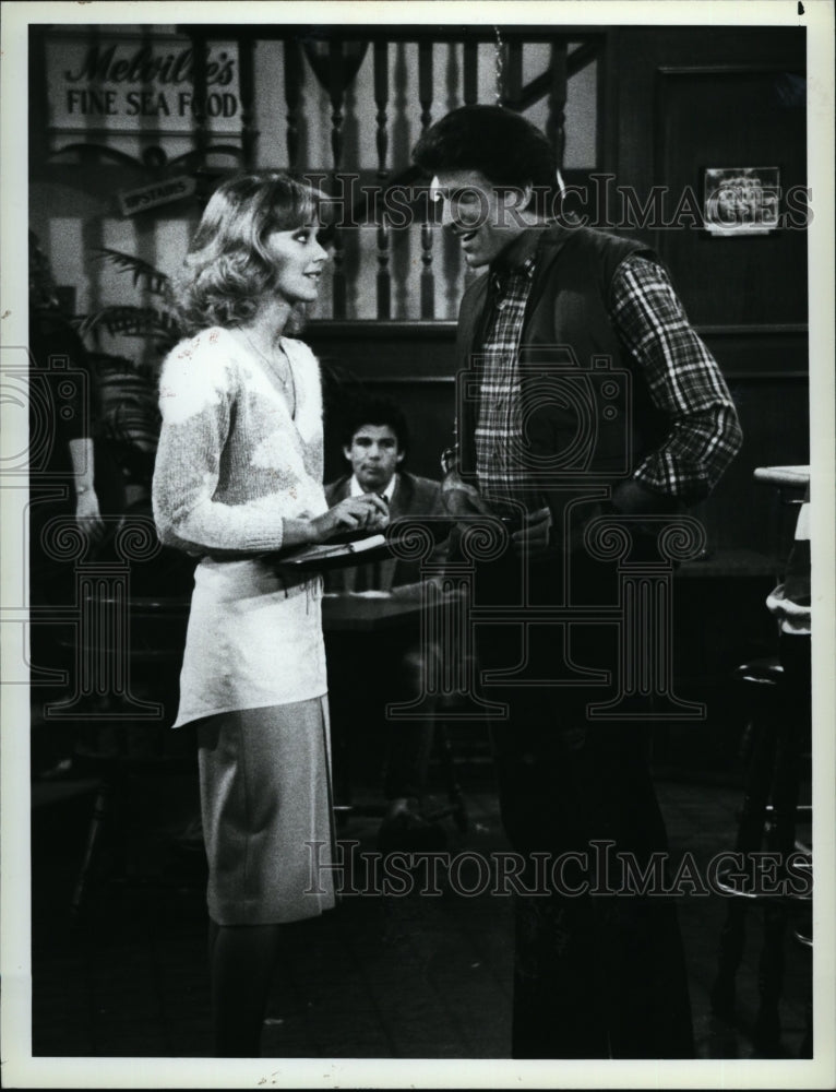 1984 Press Photo &quot;Cheers&quot; Ted Danson &amp; Shelley Long- Historic Images