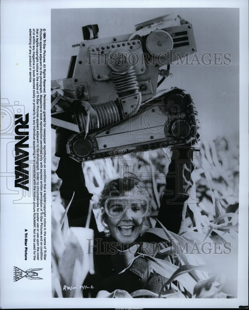 1984 Press Photo &quot;Runaway&quot; starring Cynthia Rhodes- Historic Images