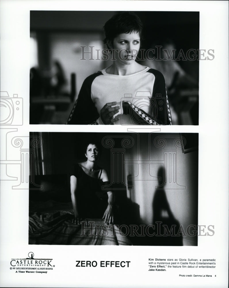 1997 Press Photo  &quot;Zero Effect&quot; starring Kim Dickens- Historic Images