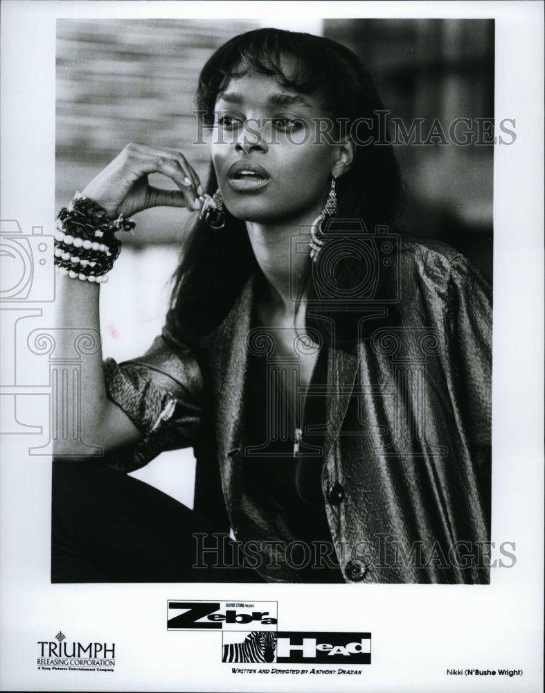 1992 Press Photo N&#39;Bushe Wright &quot;ZebraHead&quot;- Historic Images