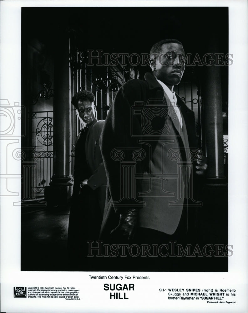 1994 Press Photo Actor Wesley Snipes In &quot;Sugar Hill&quot; - Historic Images