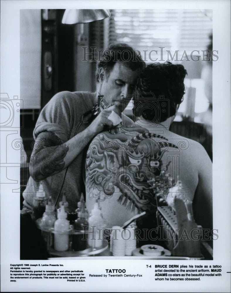 1980 Press Photo Bruce Dern Actor in &quot;Tattoo&quot;- Historic Images