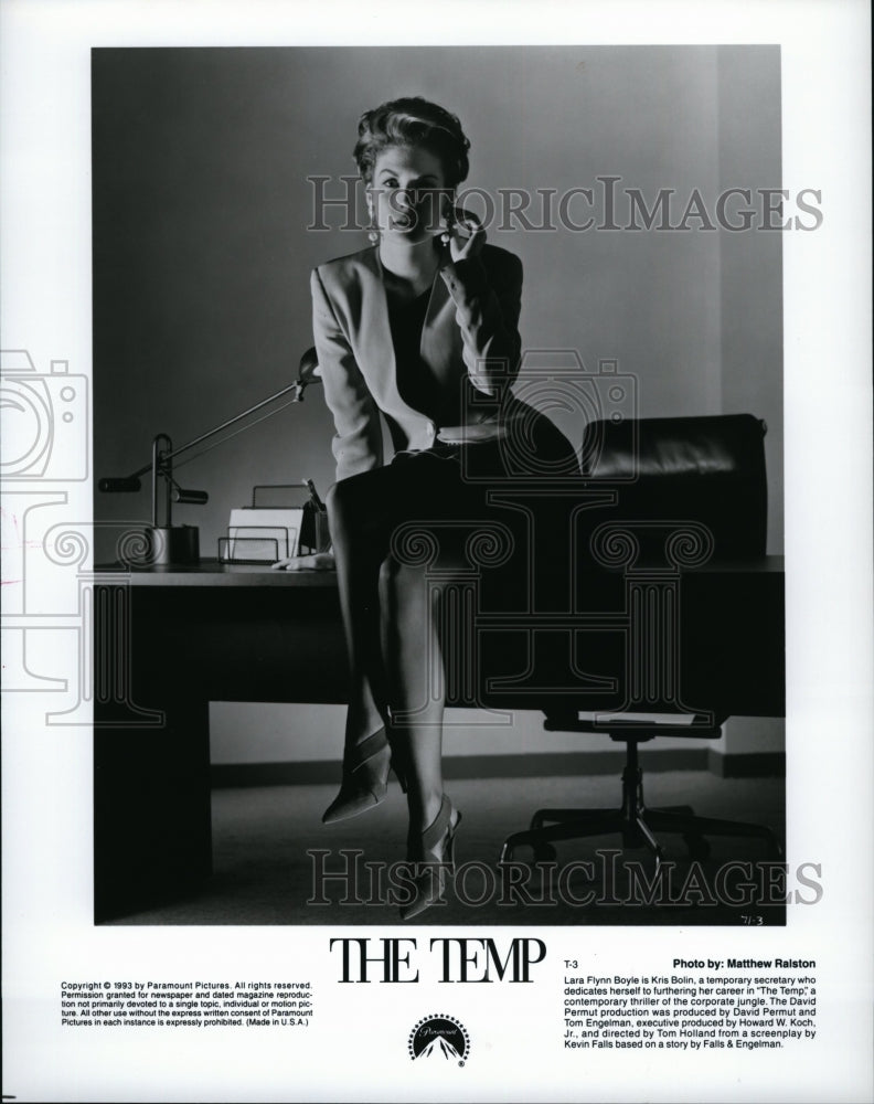 1993 Press Photo Lara Boyle in &quot;The Temp&quot;- Historic Images