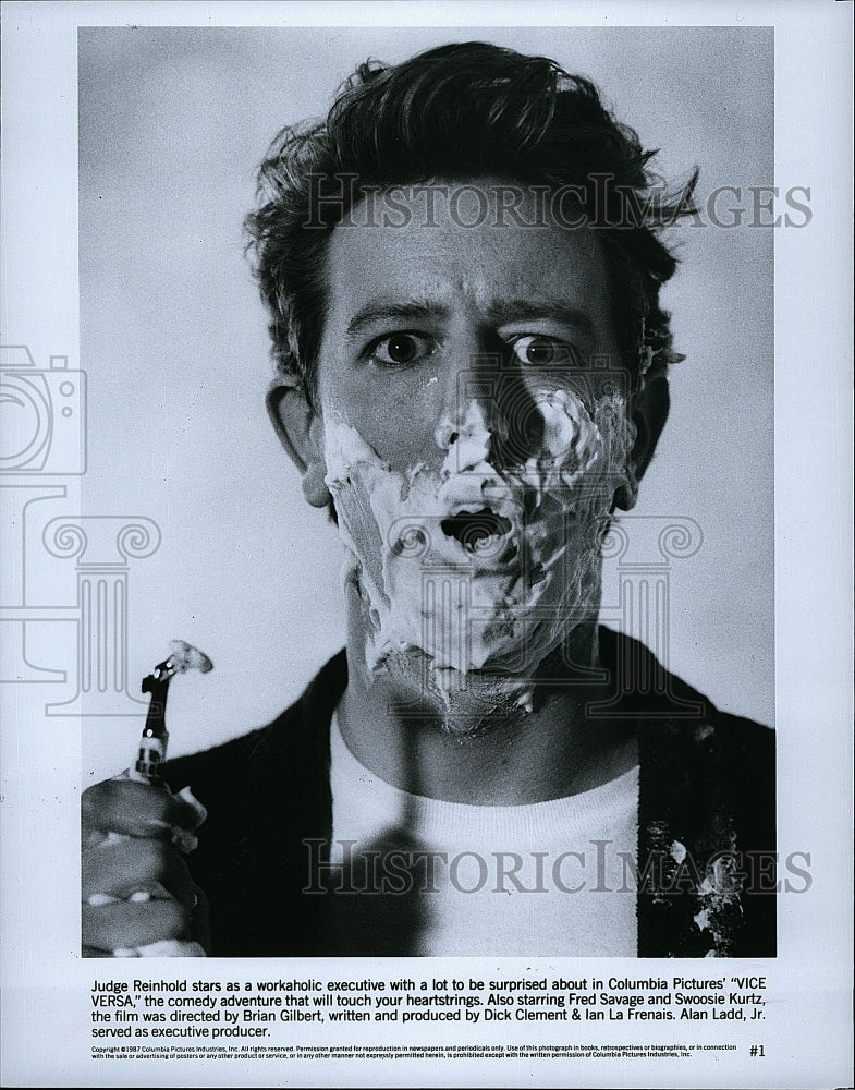 1987 Press Photo &quot;Vice Versa&quot; starring Judge Reinhold- Historic Images