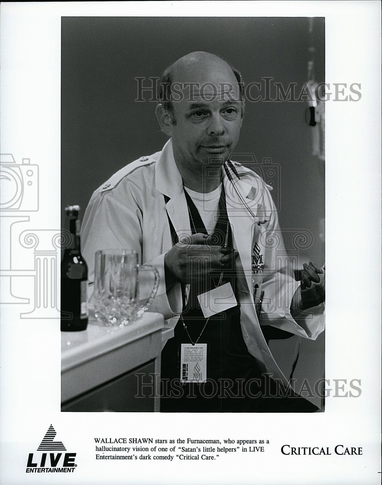 1997 Press Photo Wallace Shawn Actor Stars In Critical Care Comedy Movie Film- Historic Images