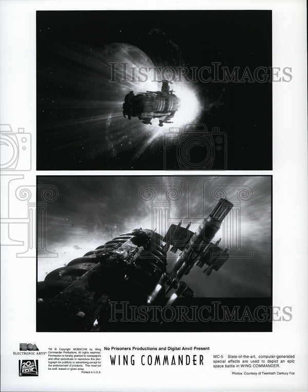 1999 Press Photo Space Battle Computer Special Effects In Wing ...