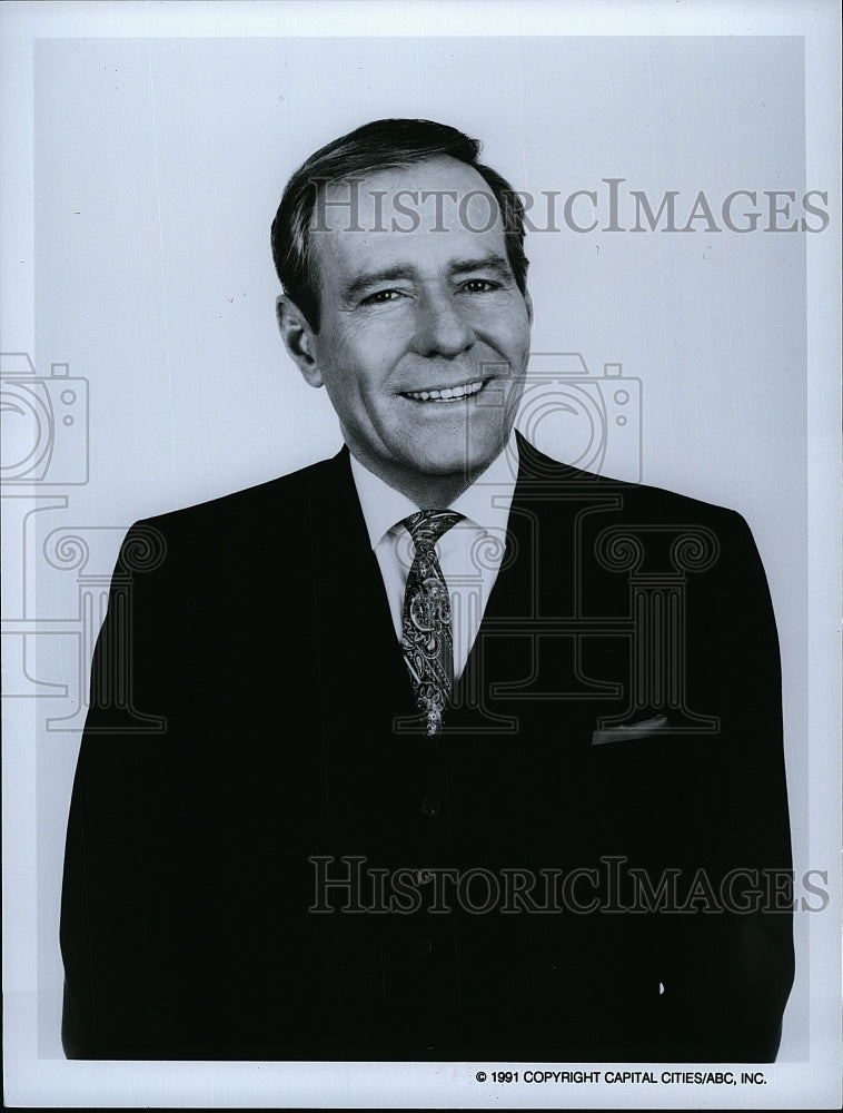 1991 Press Photo Philip Carey American Actor One Life To Live Soap Opera TV Show- Historic Images