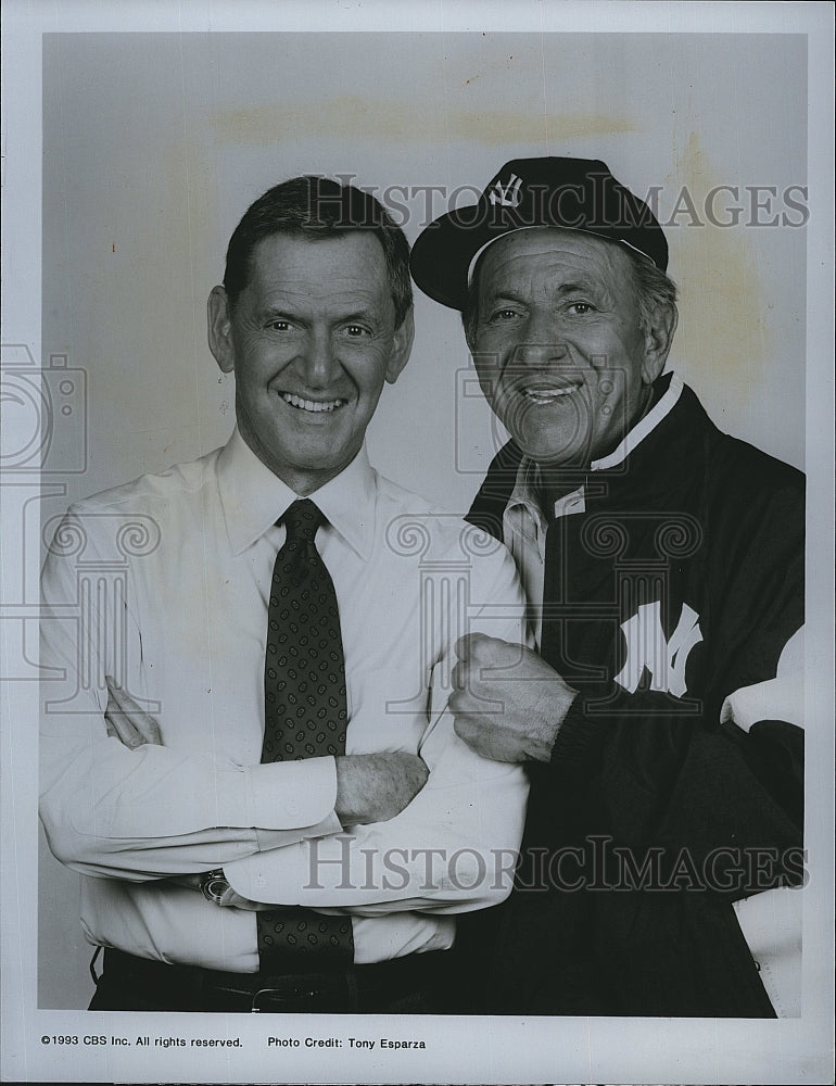 1993 Press Photo Jack Klugman Actor Tony Randall Odd Couple Television Comedy - Historic Images