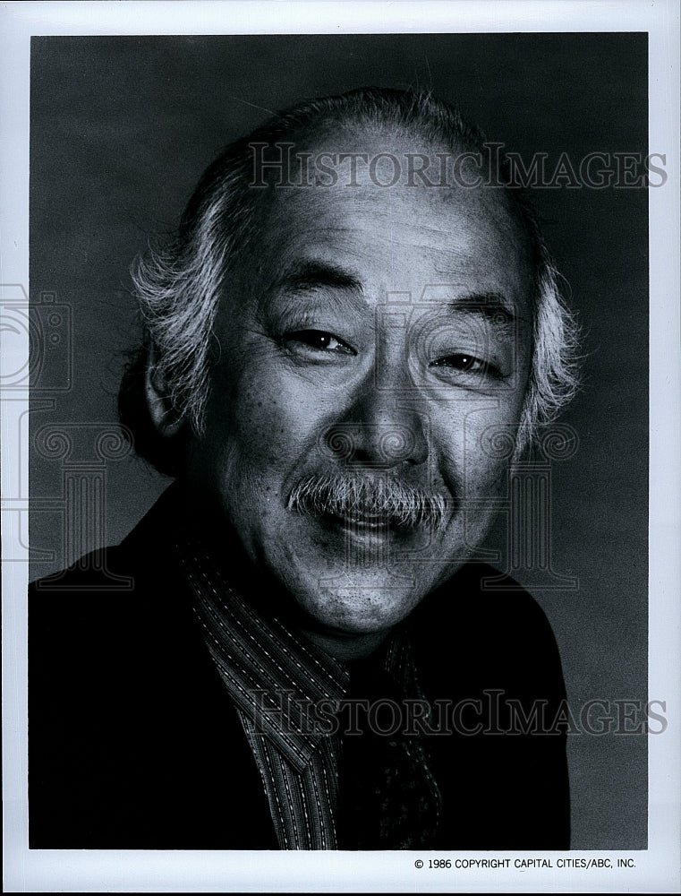 1986 Press Photo Actor Pat Morita TV Series &quot;Ohara&quot;- Historic Images