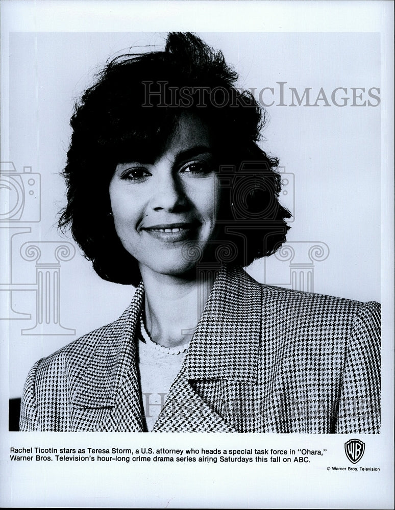 1989 Press Photo &quot;Ohara&quot; starring rachel Ticotin- Historic Images