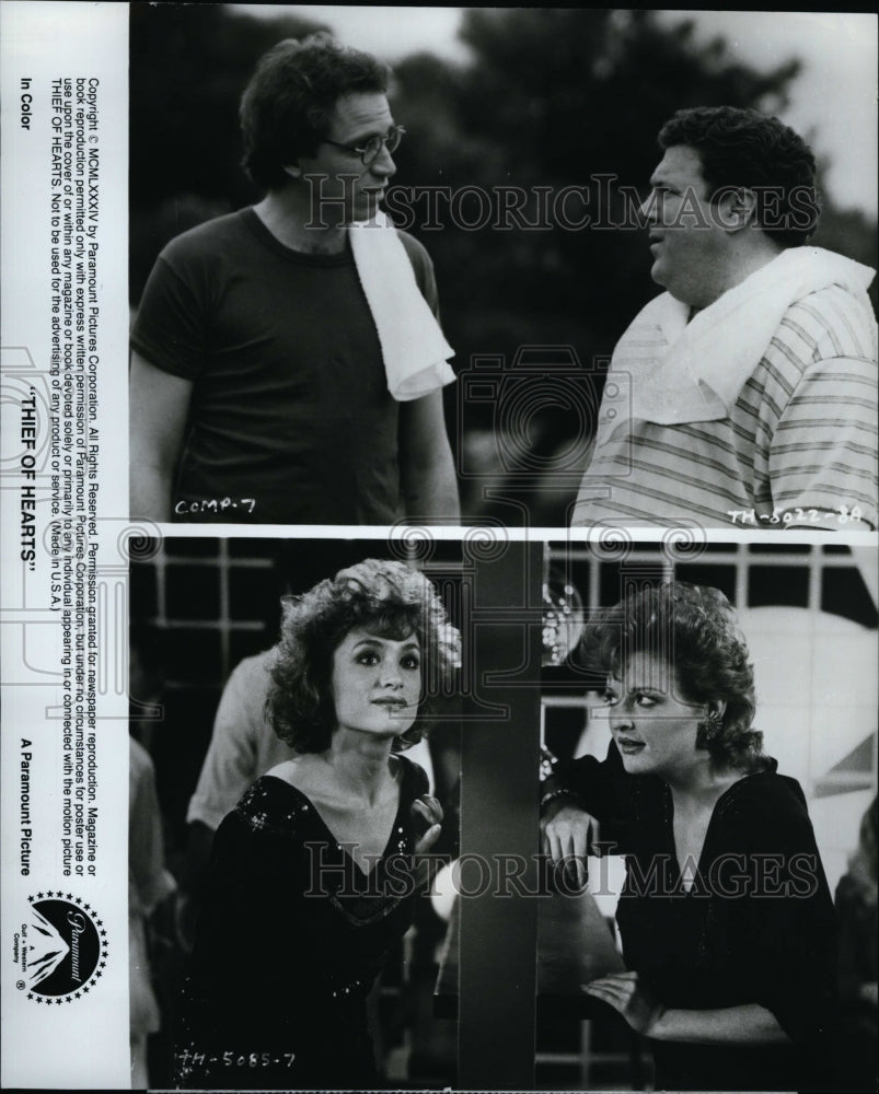 1984 Press Photo George Wendt, Barbara Williams in &quot;Thief of Hearts&quot;- Historic Images