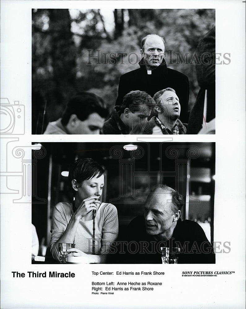 2000 Press Photo Ed Harris and Anne Heche in &quot;The Third Miracle&quot;- Historic Images