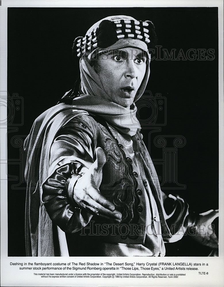 1980 Press Photo Frank Langella Actor Stars In Those Lips Those Eyes Movie Film- Historic Images