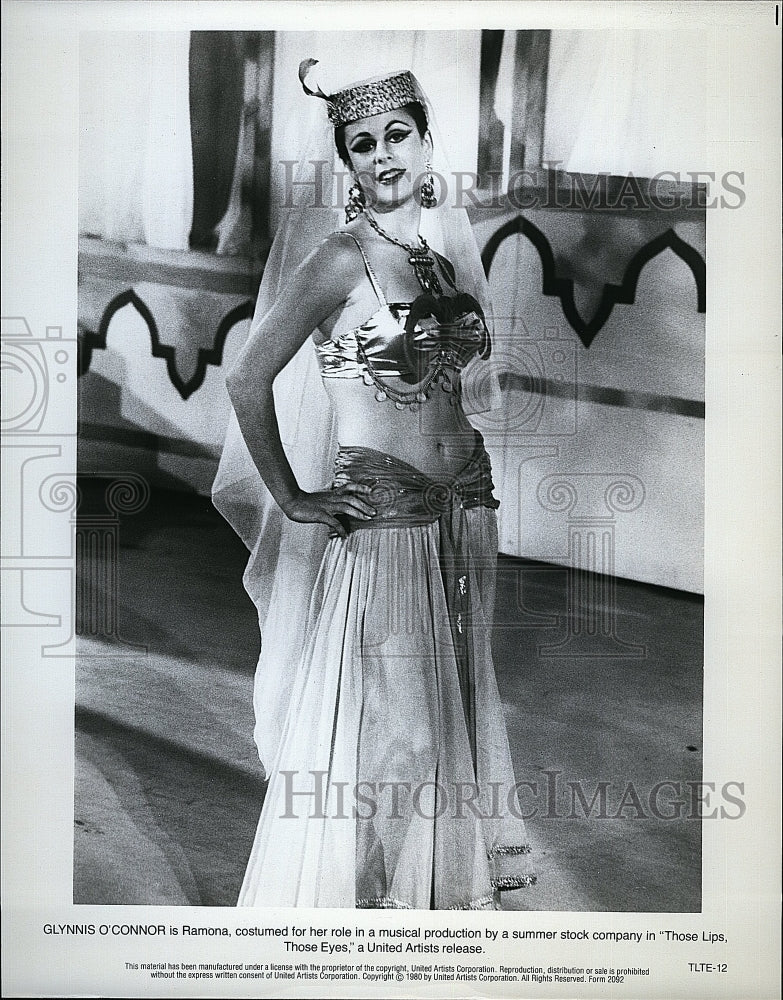 1980 Press Photo Glynnis O&#39;Connor in &quot;Those Lips, Those Eyes&quot;- Historic Images