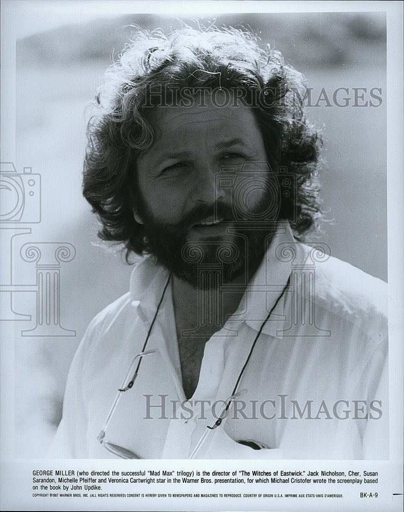 1987 Press Photo George Miller Director of &quot;The Witches of Eastwick&quot;- Historic Images