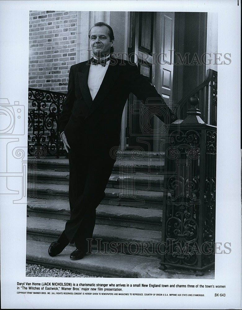 1987 Press Photo Jack Nicholson in &quot;The Witches of Eastwick&quot;- Historic Images