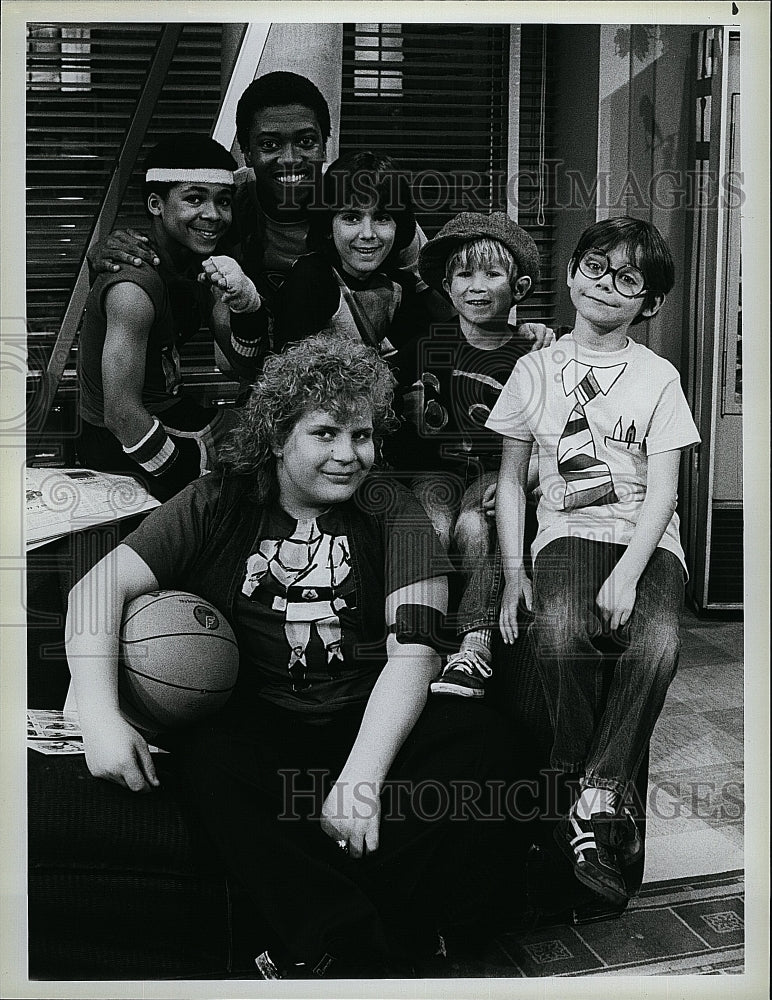 1985 Press Photo T.K. Carter B.J. Barie Martin Davis Billy Lombardo Actor- Historic Images