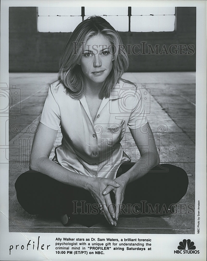 1996 Press Photo Ally Walker Stars In &quot;Profiler&quot;1990
- Historic Images