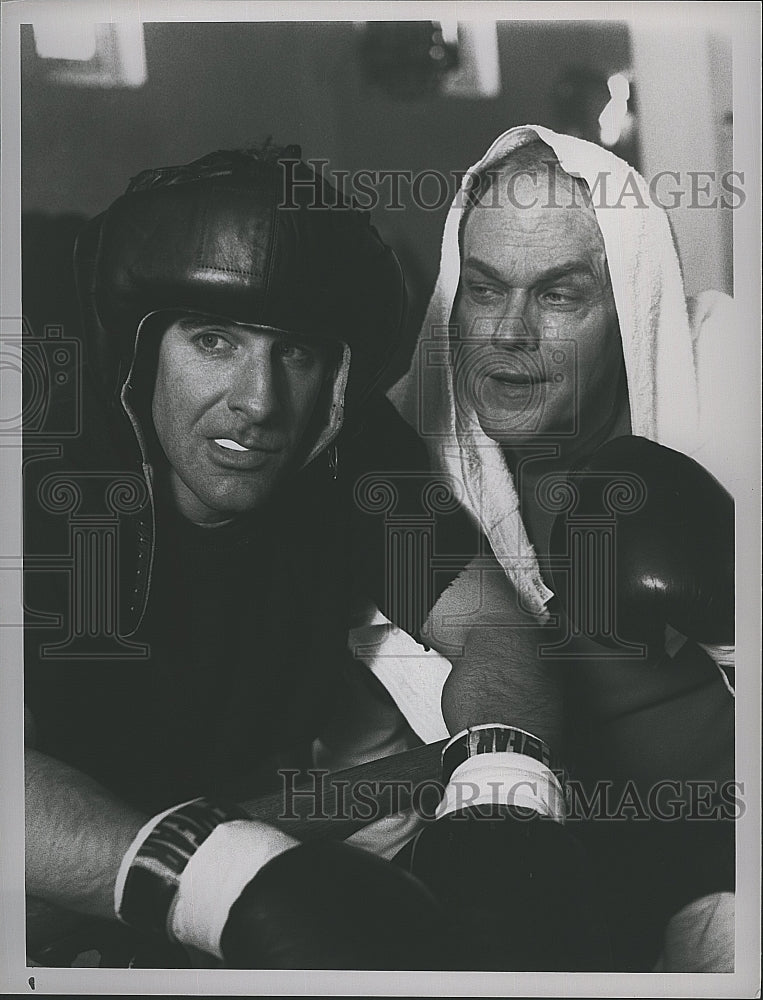 1989 Press Photo Scott Bakula and Lewis Arquette in &quot;Quantum Leap&quot;- Historic Images