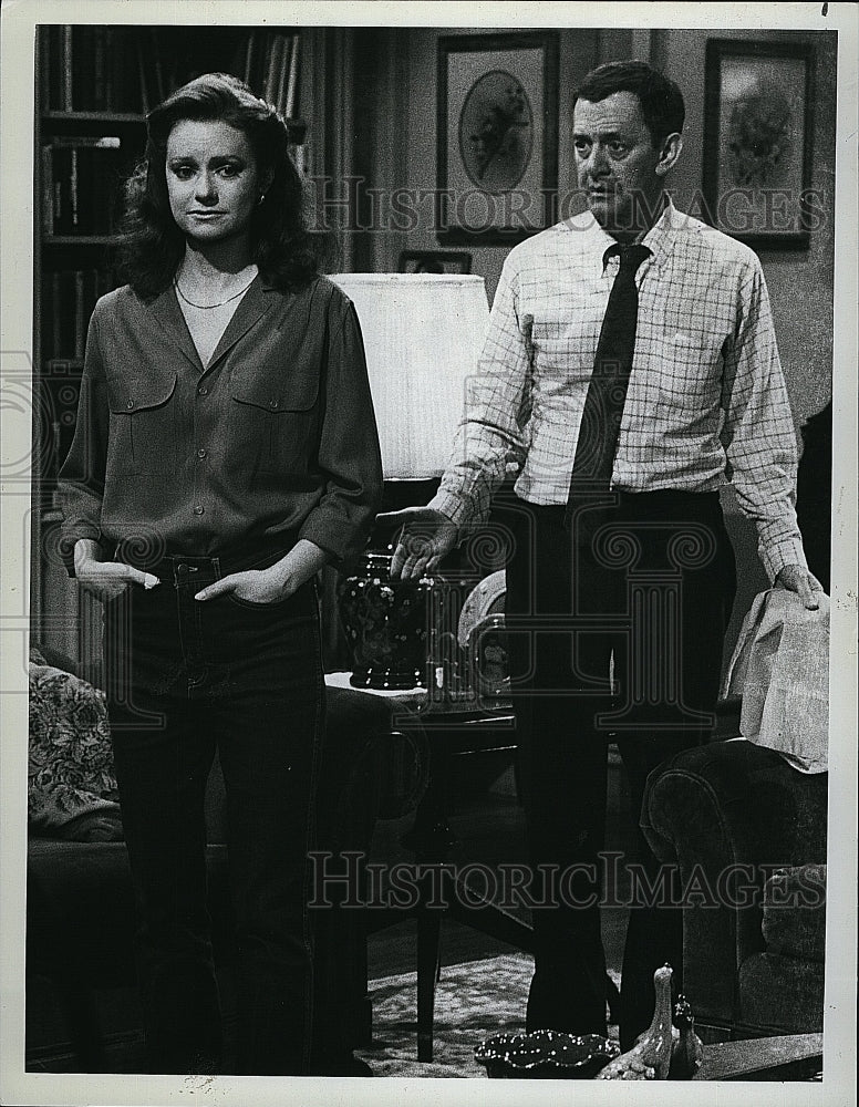 1981 Press Photo Swoosie Kurtz, Tony Randall &quot;Love, Sidney&quot;- Historic Images