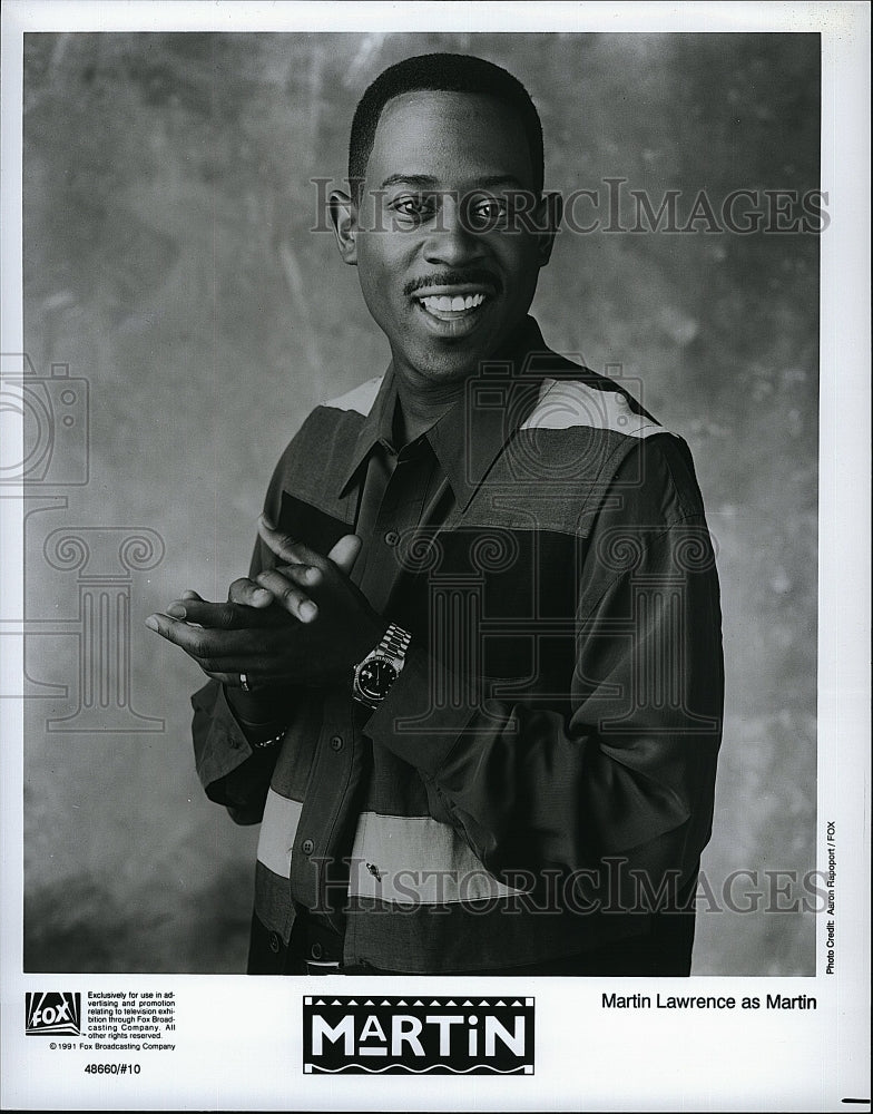 1991 Press Photo Martin Lawrence in &quot;Martin&quot;- Historic Images