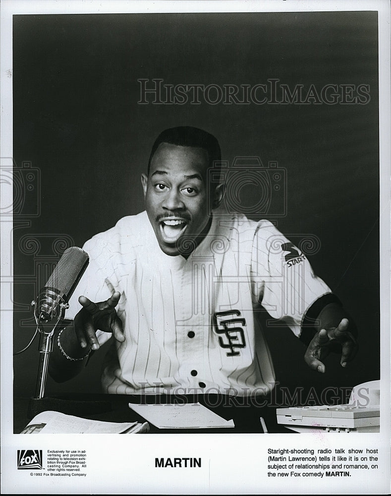 1992 Press Photo Martin Lawrence in &quot;Martin&quot;- Historic Images