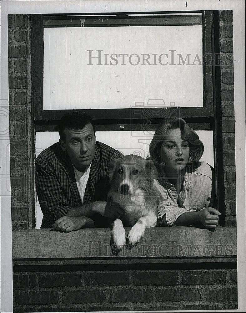 1995 Press Photo Helen Hunt and Paul Reiser in "Mad About You"- Historic Images