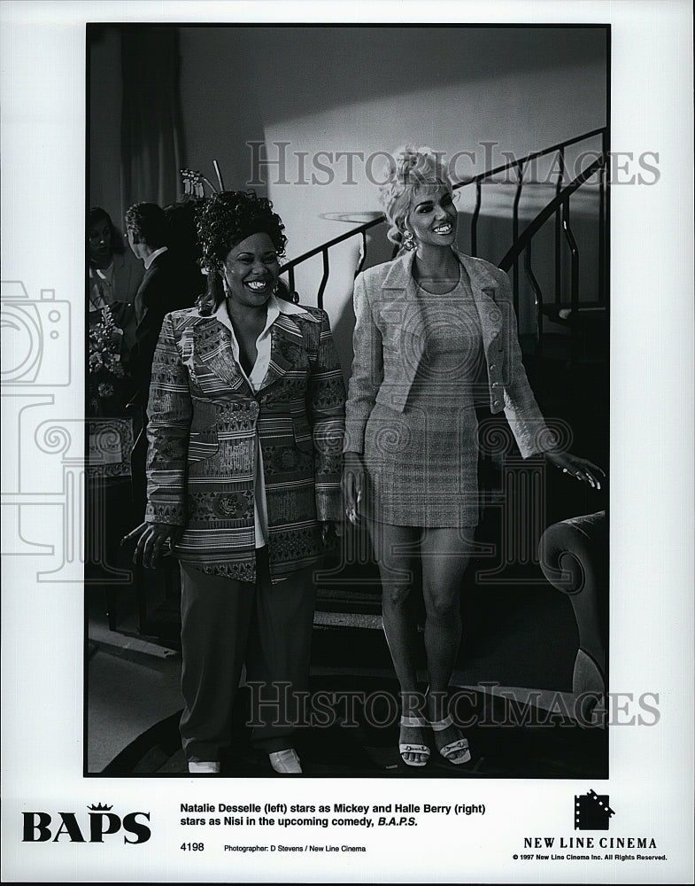 1997 Press Photo Natalie Desselle and Halle Berry in &quot;Baps&quot;- Historic Images